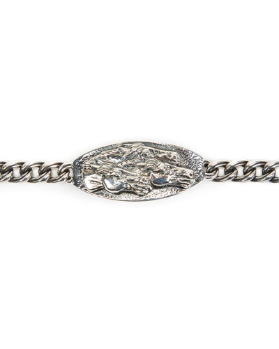 Peanuts & Co Horse Plate Bracelet - Silver - Standard & Strange