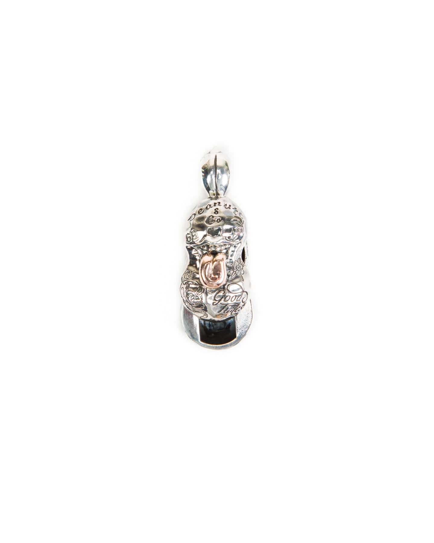 Large Bero Tattoo Peanuts (Slide Type) - Silver x 10K Gold