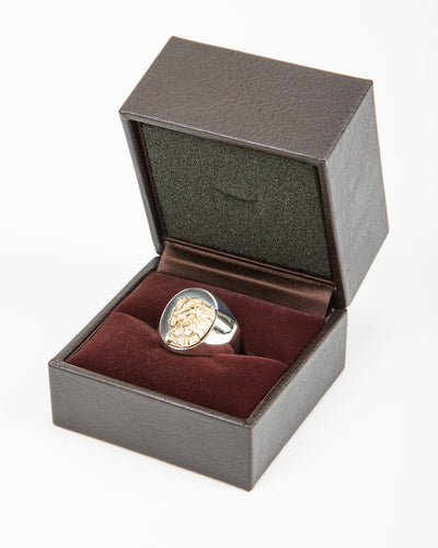 Peanuts & Co Pharaoh's Horse Ring - Oval - Silver x 10K Gold - Standard & Strange