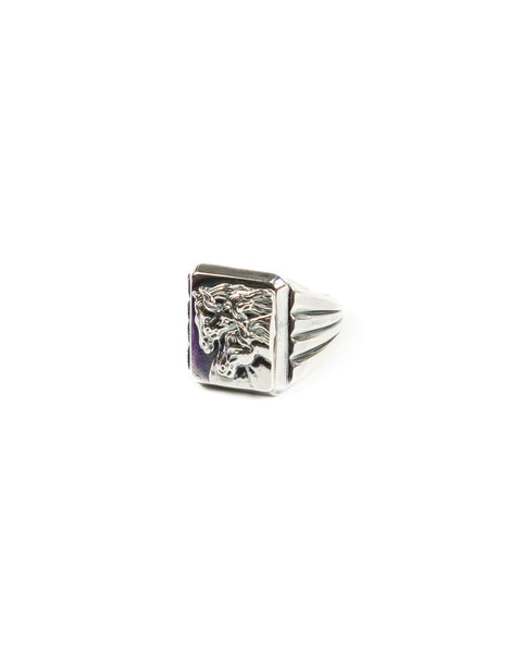 Peanuts & Co Pharaoh's Horse Ring - Square - Silver – Standard