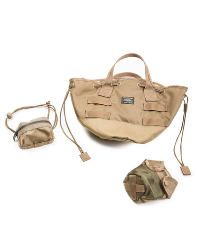 PORTER - Yoshida & Co All 2-Way Bucket Tote with Pouches - Beige - Standard & Strange