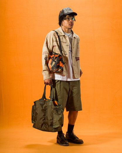 PORTER - Yoshida & Co Force 2Way Tote Bag - Olive Drab - Standard & Strange