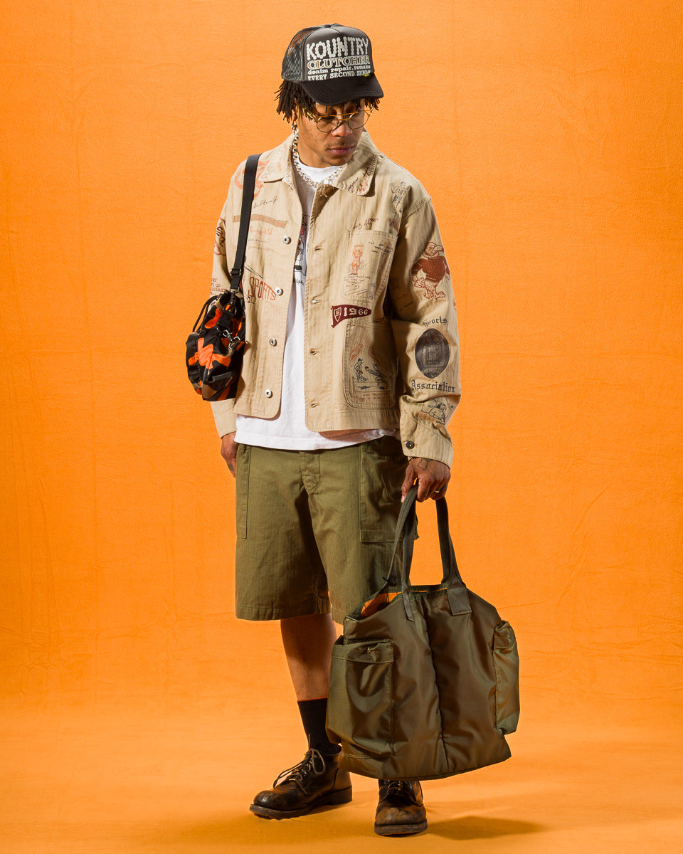 PORTER - Yoshida & Co Force 2Way Tote Bag - Olive Drab - Standard & Strange