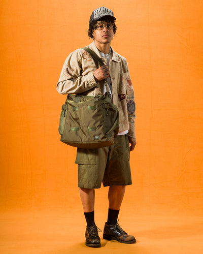 PORTER - Yoshida & Co Force 2Way Tote Bag - Olive Drab - Standard & Strange
