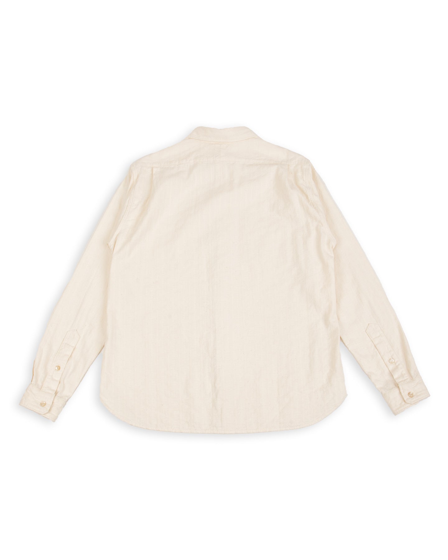 Prequel Classic Stripe Shirt - Beige Jacquard - Standard & Strange