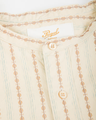 Prequel Stand-up Collar Shirt - Beige - Standard & Strange