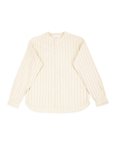 Prequel Stand-up Collar Shirt - Beige - Standard & Strange