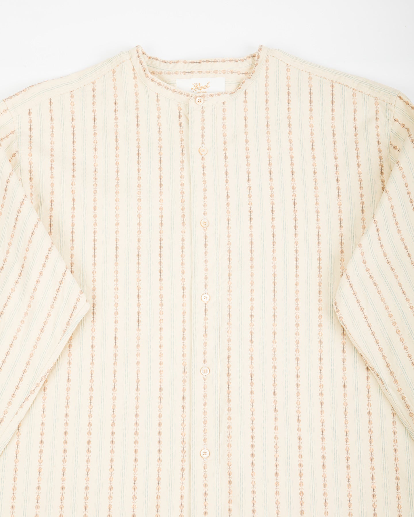 Prequel Stand-up Collar Shirt - Beige - Standard & Strange