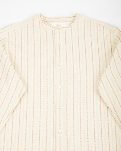 Prequel Stand-up Collar Shirt - Beige - Standard & Strange