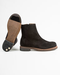 Rolling Dub Trio Casper Side Zip Boot - Black Oiled Suede - Standard & Strange