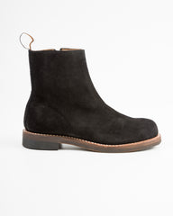 Rolling Dub Trio Casper Side Zip Boot - Black Oiled Suede - Standard & Strange