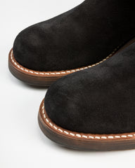 Rolling Dub Trio Casper Side Zip Boot - Black Oiled Suede - Standard & Strange