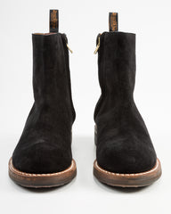 Rolling Dub Trio Casper Side Zip Boot - Black Oiled Suede - Standard & Strange