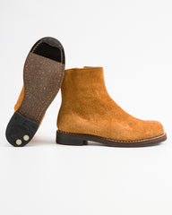 Rolling Dub Trio Casper Side Zip Boot - Tobacco Oiled Suede - Standard & Strange