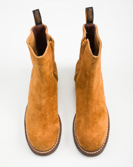 Rolling Dub Trio Casper Side Zip Boot - Tobacco Oiled Suede - Standard & Strange