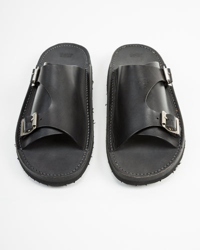 Tokyo Sandal Double Monk Sandal - Black - Standard & Strange