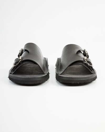 Tokyo Sandal Double Monk Sandal - Black - Standard & Strange