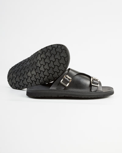 Tokyo Sandal Double Monk Sandal - Black - Standard & Strange
