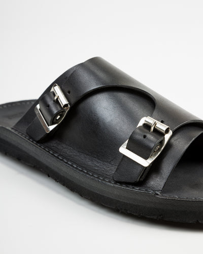 Tokyo Sandal Double Monk Sandal - Black - Standard & Strange