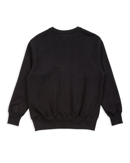 The Real McCoy's 10 oz Loopwheel Crewneck Sweatshirt - Black - Standard & Strange