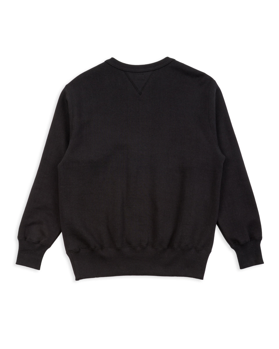 The Real McCoy's 10 oz Loopwheel Crewneck Sweatshirt - Black - Standard & Strange