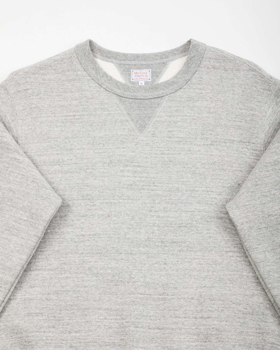 The Real McCoy's 10 oz Loopwheel Crewneck Sweatshirt - Gray - Standard & Strange