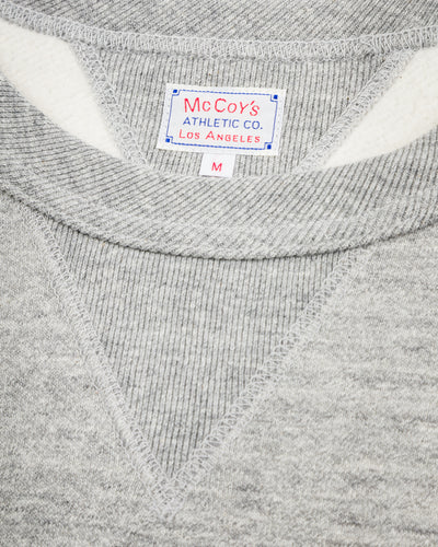 The Real McCoy's 10 oz Loopwheel Crewneck Sweatshirt - Gray - Standard & Strange