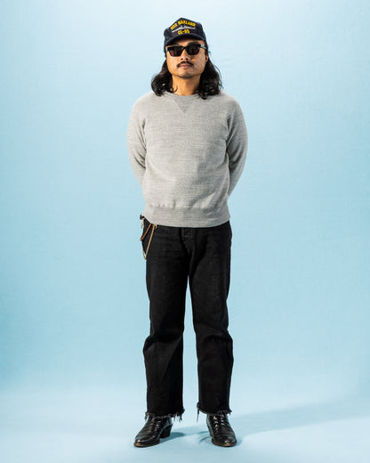 The Real McCoy's 10 oz Loopwheel Crewneck Sweatshirt - Gray - Standard & Strange