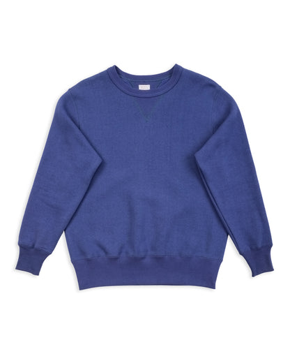 The Real McCoy's 10 oz Loopwheel Crewneck Sweatshirt - MQ Navy - Standard & Strange