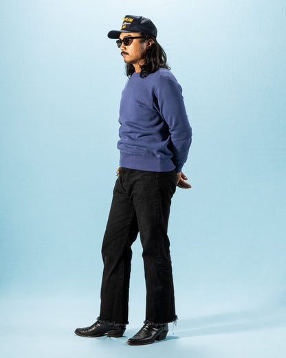 The Real McCoy's 10 oz Loopwheel Crewneck Sweatshirt - MQ Navy - Standard & Strange