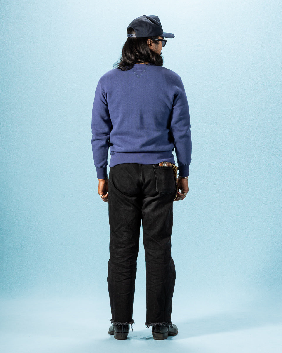 The Real McCoy's 10 oz Loopwheel Crewneck Sweatshirt - MQ Navy - Standard & Strange