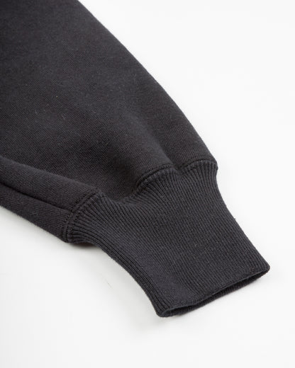 The Real McCoy's 10 oz Loopwheel Hooded Sweatshirt - Black - Standard & Strange