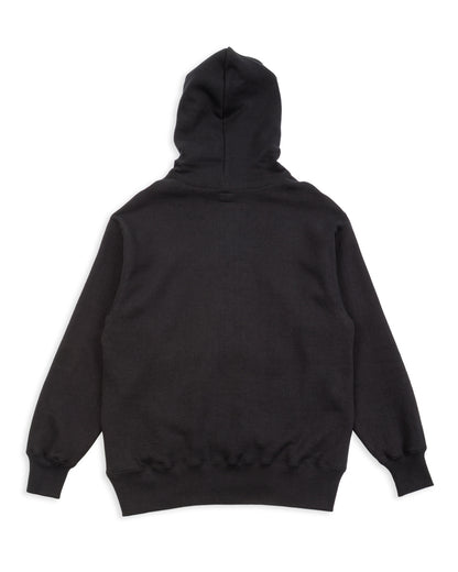 The Real McCoy's 10 oz Loopwheel Hooded Sweatshirt - Black - Standard & Strange