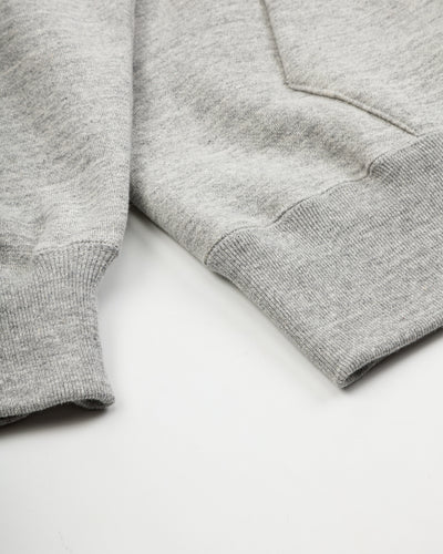 The Real McCoy's 10 oz Loopwheel Hooded Sweatshirt - Gray - Standard & Strange