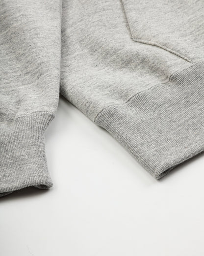 The Real McCoy's 10 oz Loopwheel Hooded Sweatshirt - Gray - Standard & Strange