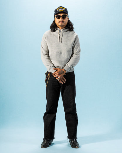 The Real McCoy's 10 oz Loopwheel Hooded Sweatshirt - Gray - Standard & Strange