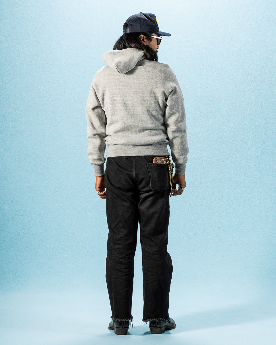 The Real McCoy's 10 oz Loopwheel Hooded Sweatshirt - Gray - Standard & Strange