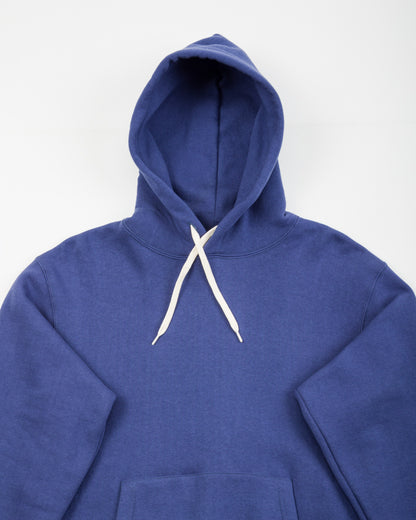 The Real McCoy's 10 oz Loopwheel Hooded Sweatshirt - MQ Navy - Standard & Strange