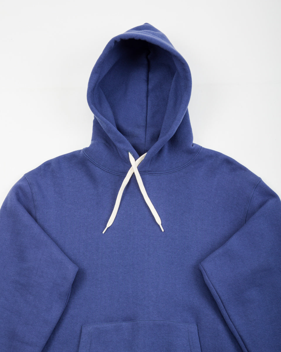 The Real McCoy's 10 oz Loopwheel Hooded Sweatshirt - MQ Navy - Standard & Strange