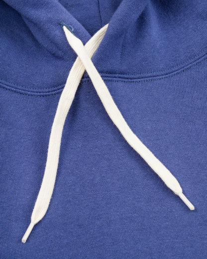 The Real McCoy's 10 oz Loopwheel Hooded Sweatshirt - MQ Navy - Standard & Strange