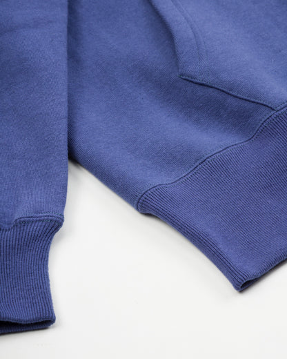 The Real McCoy's 10 oz Loopwheel Hooded Sweatshirt - MQ Navy - Standard & Strange