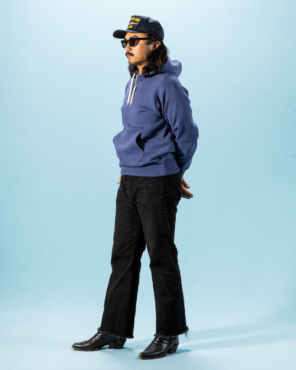 The Real McCoy's 10 oz Loopwheel Hooded Sweatshirt - MQ Navy - Standard & Strange