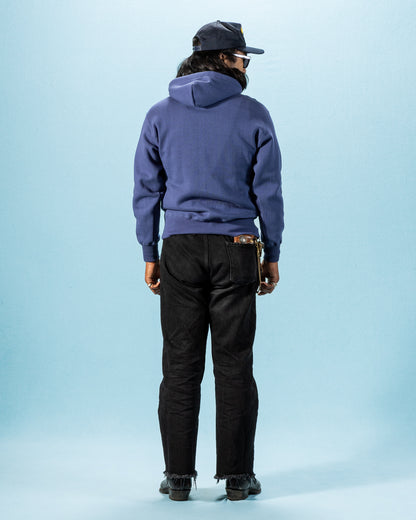 The Real McCoy's 10 oz Loopwheel Hooded Sweatshirt - MQ Navy - Standard & Strange