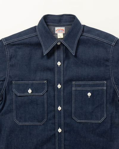 The Real McCoy's 8 Hour Union Denim Serviceman Shirt (Model 221) - Standard & Strange