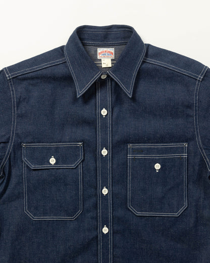 The Real McCoy's 8 Hour Union Denim Serviceman Shirt (Model 221) - Standard & Strange