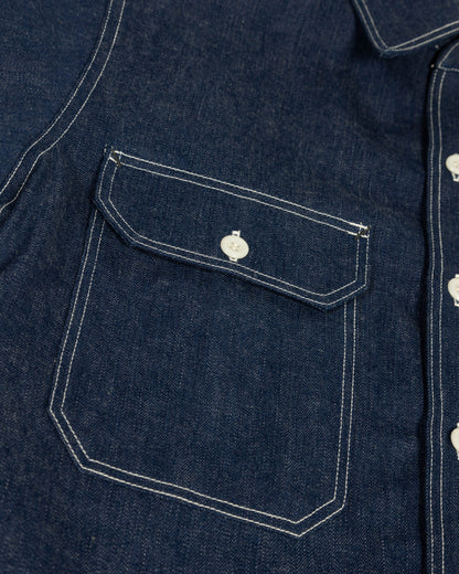 The Real McCoy's 8 Hour Union Denim Serviceman Shirt (Model 221) - Standard & Strange