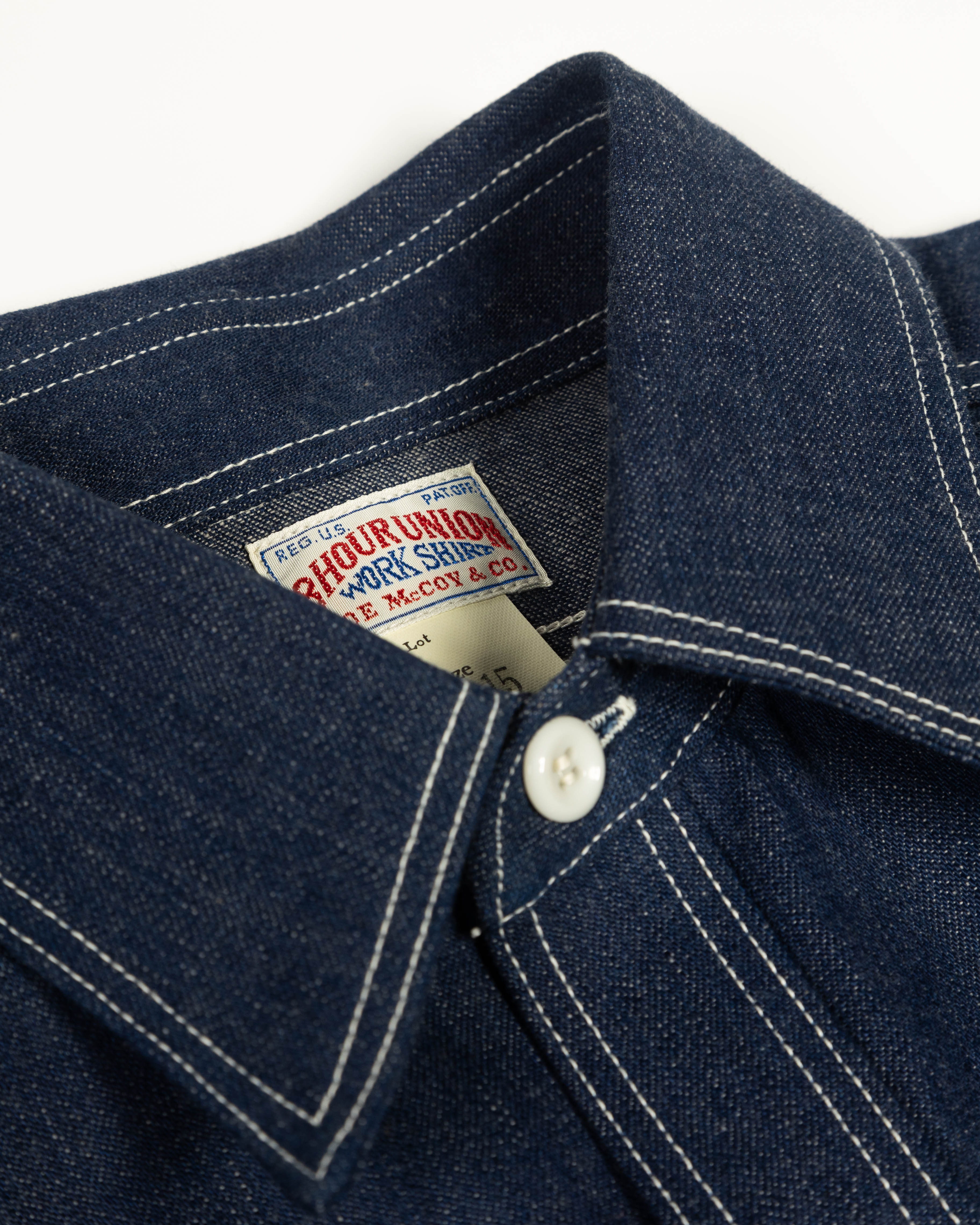 The Real McCoy's 8 Hour Union Denim Serviceman Shirt (Model 221) - Standard & Strange