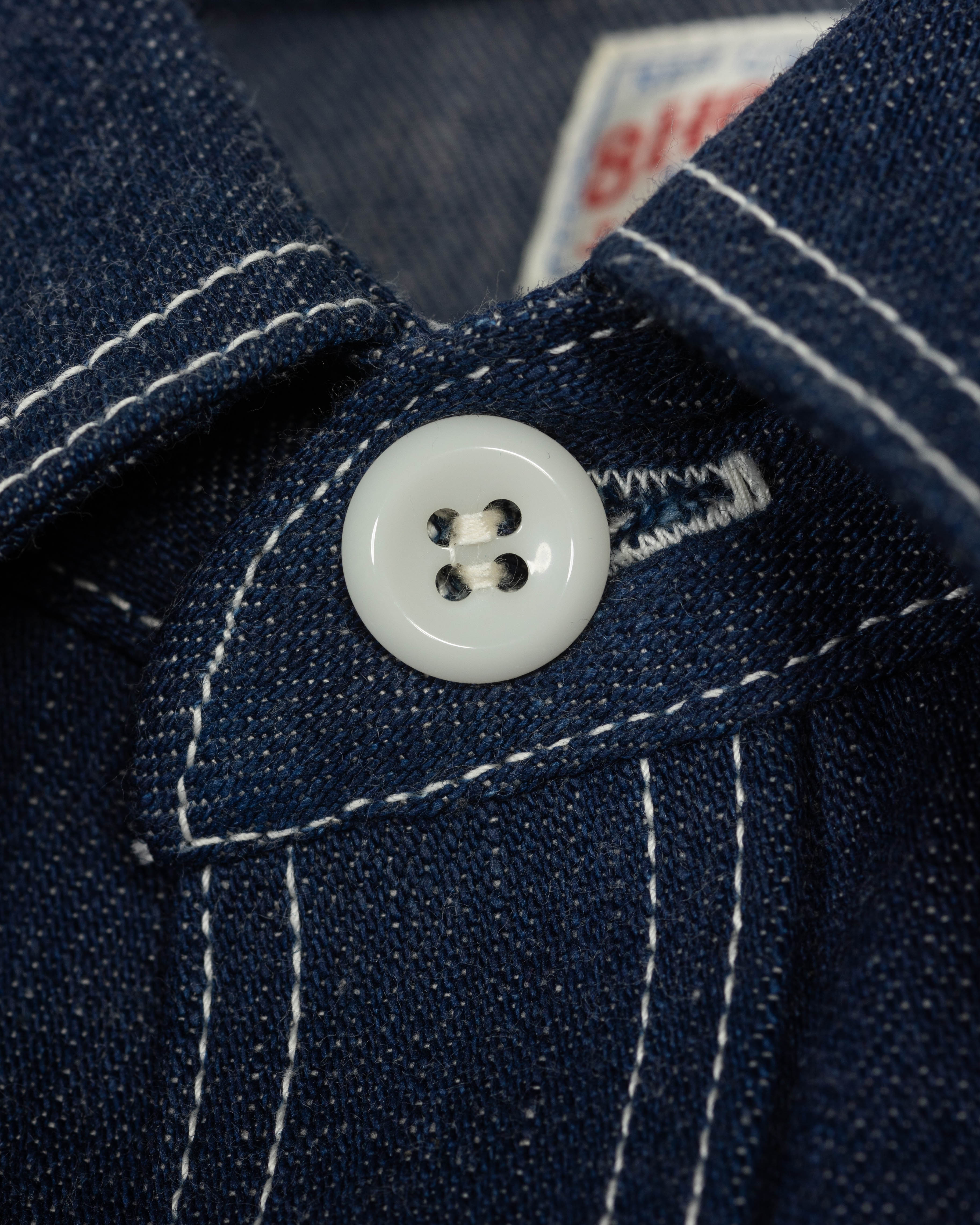 The Real McCoy's 8 Hour Union Denim Serviceman Shirt (Model 221