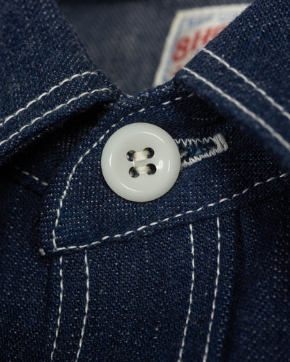 The Real McCoy's 8 Hour Union Denim Serviceman Shirt (Model 221) - Standard & Strange