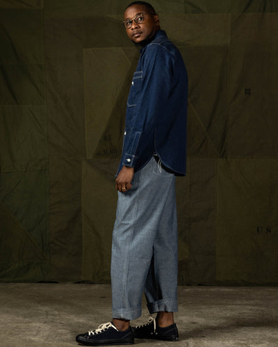 The Real McCoy's 8 Hour Union Denim Serviceman Shirt (Model 221) - Standard & Strange